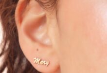 Personalize 14k Gold Earrings